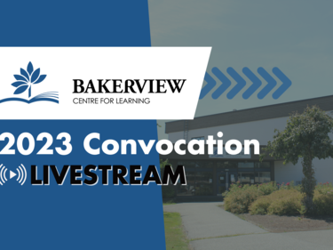 2023 Convocation Graphic for Bakerview Centre for Learning